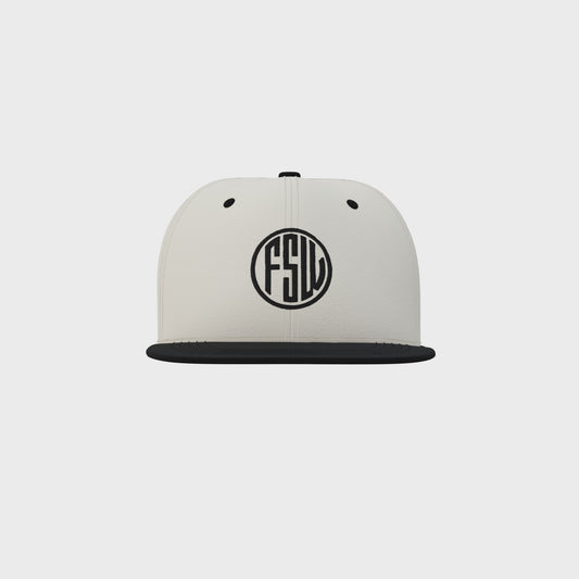 FSW Stamp White Creme Snapback Hat