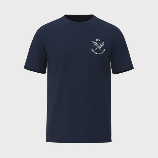 Pursuit of Being Bagged Navy Blue Shirt
